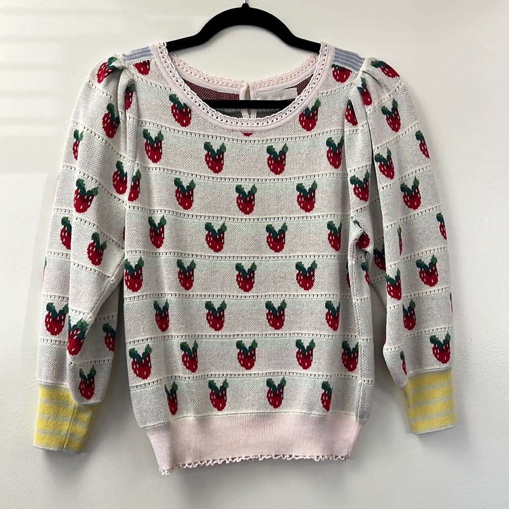 Loveshackfancy strawberry fields isha top